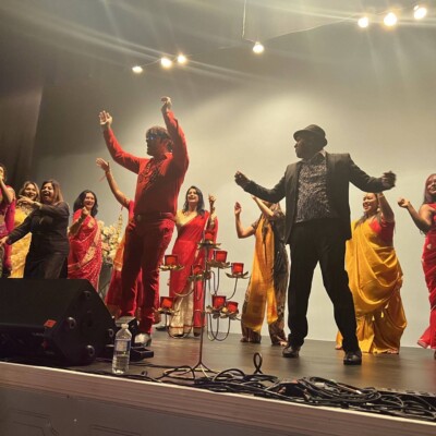 People enjoying & dancing at Bangiya Parishad Toronto event